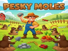 遊戲Pesky Moles在線