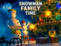 遊戲Snowman Family Time在線