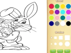 遊戲Easter Bunny Coloring Book for Kids在線