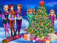 遊戲Princesses Christmas tree在線