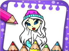 遊戲Easy Bratz Coloring在線