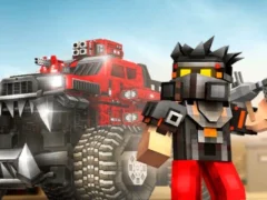 遊戲Blocky Cars: Car Battle在線