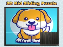遊戲3D Kid Sliding Puzzle在線