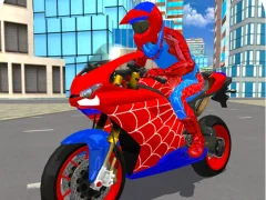 遊戲Hero Stunt Spider Bike Simulator 3d 2在線
