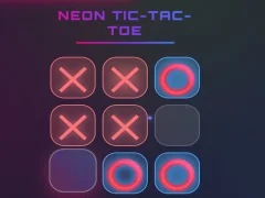遊戲Neon Tic Tac Toe在線