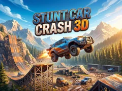 遊戲Stunt Car Crash 3D在線