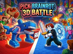 遊戲Pick Brainrot: 3D Battle在線