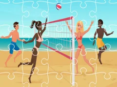 遊戲Beach Volleyball Jigsaw在線