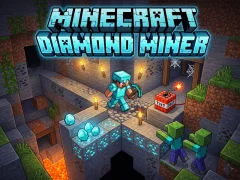遊戲Minecraft Diamond Miner在線
