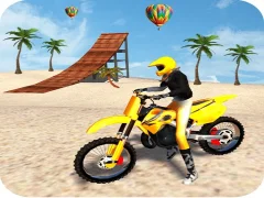 遊戲Racing Moto: Beach Jumping Simulator在線