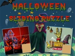 遊戲Halloween Sliding Puzzle在線