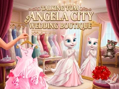 遊戲Talking Tom Angela City Wedding Boutique在線