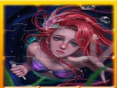 遊戲Mermaid Ariel Princess Jigsaw Puzzle在線