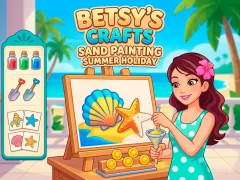 遊戲Betsy's Crafts Sand Painting Summer Holiday在線