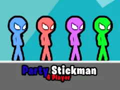遊戲Party Stickman 4 Player在線