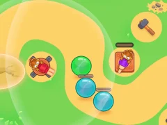 遊戲Monkey Bubble Defense在線