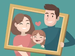 遊戲Happy Family Puzzle在線