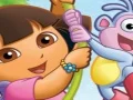 遊戲Puzzle Fun Dora With Boots在線