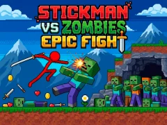遊戲Stickman vs Zombies: Epic Fight在線