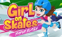 遊戲Girl on Skates Paper Blaze在線