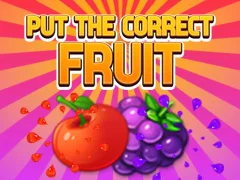 遊戲Put The Correct Fruit在線
