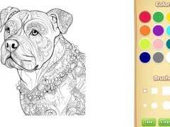 遊戲Dog Coloring Book for Adults在線