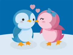 遊戲Cute Penguin Puzzle在線