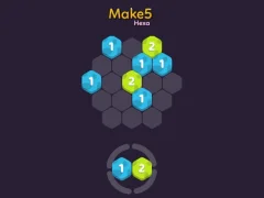 遊戲Make 5 Hexa在線