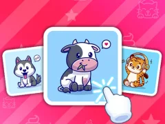 遊戲Cute Animal Cards在線