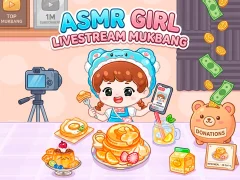 遊戲ASMR Girl: Livestream Mukbang在線