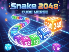 遊戲Snake 2048: Cube Merge在線