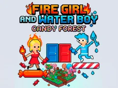 遊戲Fire Girl and Water Boy Candy Forest在線