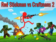 遊戲Red Stickman Vs Craftmans 2在線