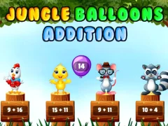 遊戲Jungle Balloons Addition在線