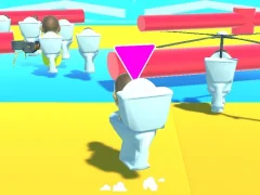 遊戲Fall Boys Skibidi Toilet在線