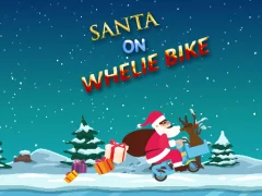 遊戲Santa On Wheelie Bike在線