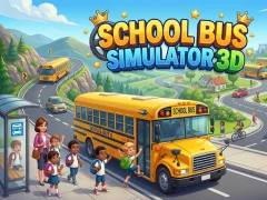 遊戲School Bus Simulator 3D在線