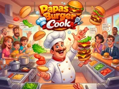 遊戲Papas Burger Cook在線