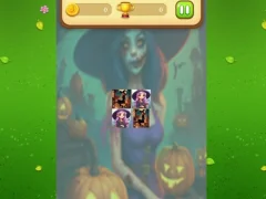 遊戲Halloween Witch Memory Match在線