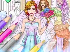 遊戲Wedding Coloring Dress Up在線