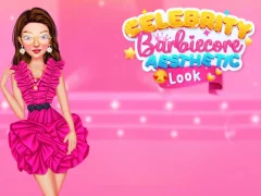 遊戲Celebrity BarbieCore Aesthetic Look在線
