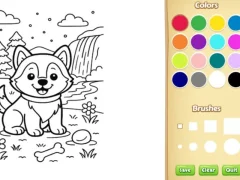 遊戲Dog Coloring Book在線