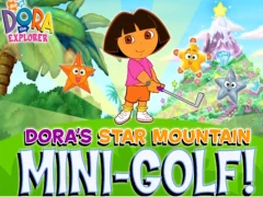 遊戲Dora The explorer Dora's Star Mountain Mini-Golf在線