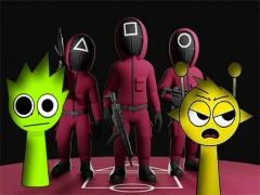 遊戲Squid Game Sprunki FNF Battle在線