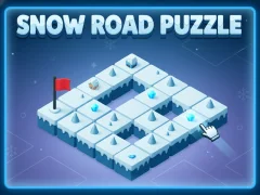 遊戲Snow Road Puzzle在線