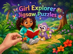 遊戲Girl Explorer Jigsaw Puzzles在線