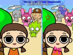 遊戲Sprunki and Squid Game Difference在線
