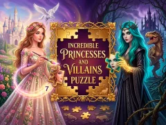 遊戲Incredible Princesses and Villains Puzzle在線