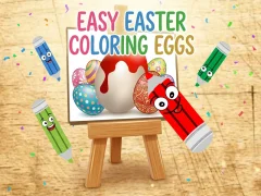 遊戲Easy Easter Coloring Eggs在線