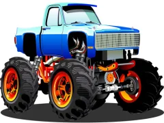 遊戲Monster Truck Puzzle在線